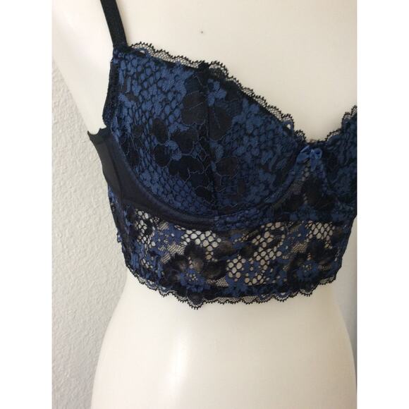 Adore Me Pacchi Lace Contour Demi Underwire Bra Lingerie - Picture 3 of 7